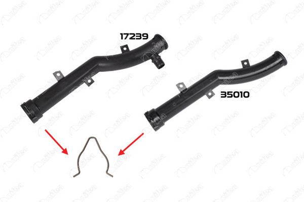 NIFEA 17192 *5 | By Pass Hortumu Segmanı 207-208-308-02008-3008-508-5008-Partnertepee-Rcz-Mini Cooper R55 / R56 / R5 | 5 Adet