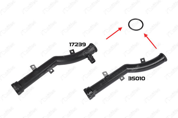 NIFEA 17194 | Devirdaim Boru Contası 207-208-2008-308-3008-508-5008-Partner Tepe-C3-C4-Ds3-Ds4-Mini Cooper 1.4 / 16