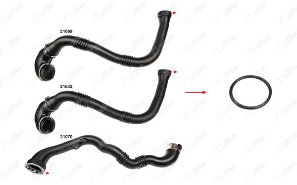 NIFEA 21671 *5 | Turbo Borusu Contası Plastik Boru Hariç Insignia A 1.6 CDTI B16dth | 5 Adet