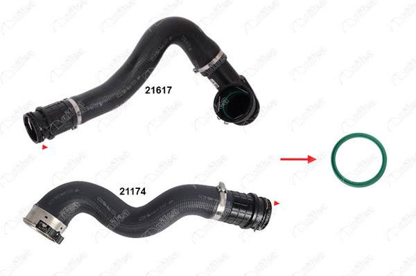 NIFEA 21730 *5 | Turbo Hortum Contası Ok Ile Gosterılen Conta Opel Astra Opel Zafira Tourer | 5 Adet