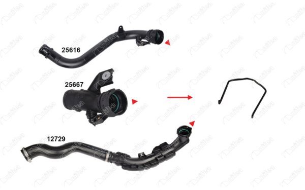 NIFEA 25618 *10 | Turbo Borusu Sekmanı Nissan Juke 1.5 DCI F15 10 > | 10 Adet