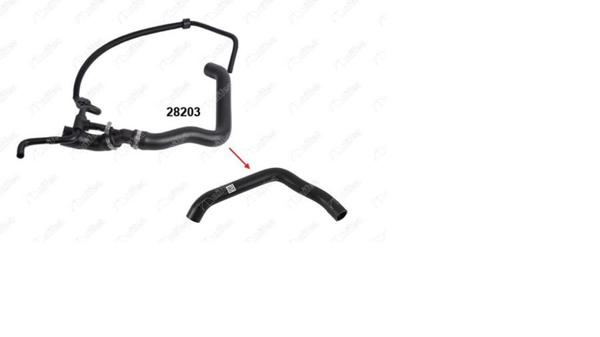 NIFEA 28161 | Radyatör Üst Hortumu (Ok Ile Gosterılen) Lt35 Volt 2.5Tdı
