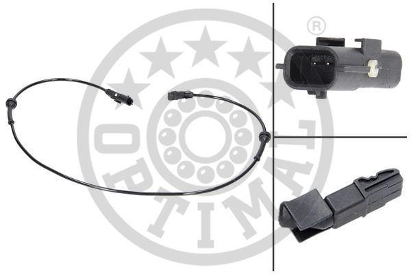 OPTIMAL 06-S394 | ABS Sensörü Arka Sağ-Sol Renault Megane II 02 > 08 Scenic II 03 > 09 Grand Sc Nıc II 04 > 08