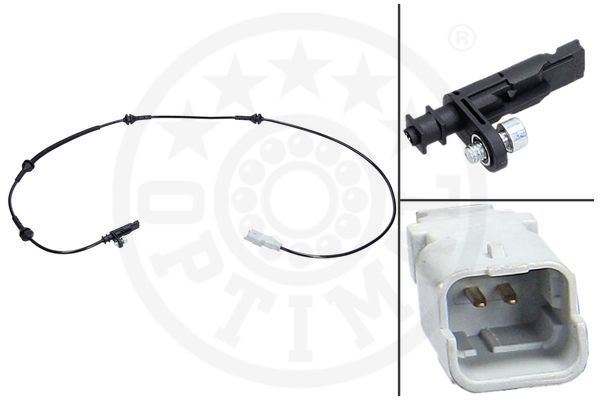 OPTIMAL 06S430 | Ön Sağ / Sol ABS Sensörü C5 08-C6 05-P407 05 -