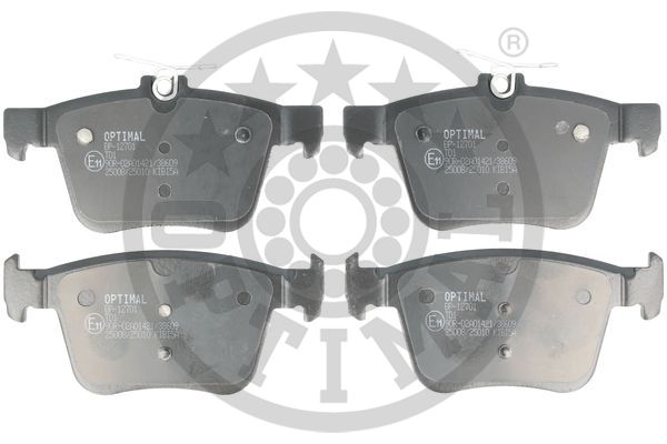 OPTIMAL BP12701 | Fren Balatası Arka (123 mm) Volkswagen Golf VI-VII Audi A3 Seat Ateca Leon 12 -