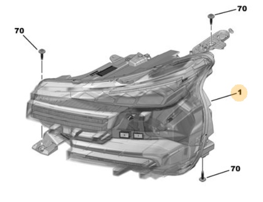 MOPAR (PSA) 9859318180 | Far Sağ Citroen C4 (C41) C4X
