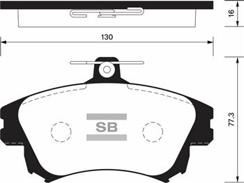 HI-Q SP1530 | Ön Fren Balata Mitsubishi