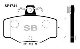 HI-Q SP1741 | Arka Fren Balata Nissan Almera 1.5L Qg15de N16 02-> / Primera 1.6L 2.0L Ga16 Sr20 P11 97-01