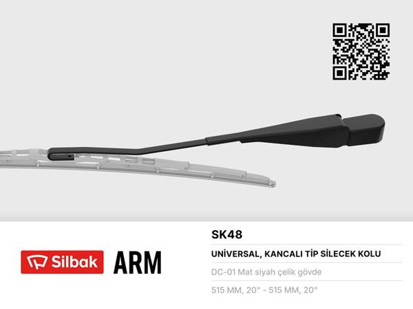 SİLBAK SK48 | Silecek Kolu 410mm Volvo Nl12 | 2 Adet