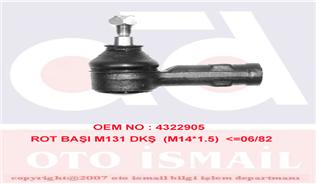 SİSMAK 110130 | Rot Başı Dogan / Şahin / Kartal / M.131 Dks 77-02 | 2 Adet