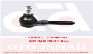 SİSMAK 120230 | Rot Başı R9 R11 R21 R25 Express Espace Em | 2 Adet