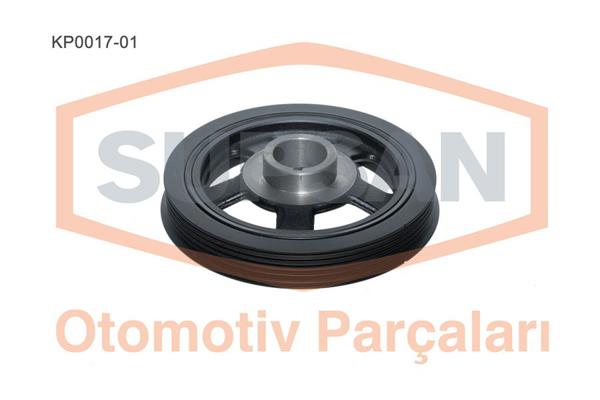 SUPSAN KP0017-01 | Krank Kasnağı 5 Kanallı (Hyundai: Accent 1.5 CRDI 02 > Getz 1.5 CRDI 05 > 09 i20- i30 1.4 CRDI 08 >)