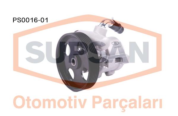 SUPSAN PS0016-01 | Ps001601 / Hidrolik Direksiyon Pompası (Hema) Partner Berlingo 1,9D Dw8 (00 03) Kasnak Cap:135mm