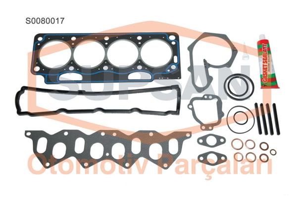 SUPSAN S0080017 | Motor Takım Contası (Keçesiz) Silindir Kapaklı (Renault: R11 Flash 1700)