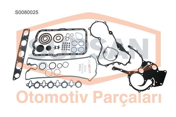 SUPSAN S0080025 | Takım Conta Keçeli Subap Lastikli Skc Sız (Renault: Master 2.5 DCI G9u Opel: Movano 2.5Cdtı 16V)
