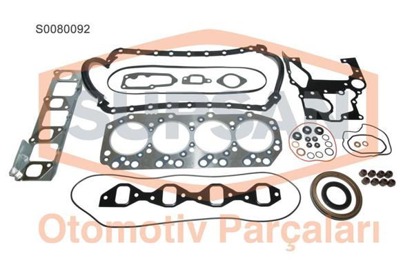 SUPSAN S0080092 | Motor Takım Contası Keçeli Subap Lastikli J9 Premier 2.8