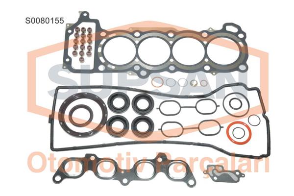 SUPSAN S0080155 | Tam Takım Conta Keçeli Subap Lastikli Skclı (Nissan: Micra 1.4 16V Eng. (Cr14de)
