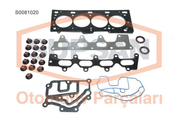 SUPSAN S0081020 | Conta Üst Takım Keçeli Skc Lı (Renault: Megane 1.4 1.6 16V K4m)