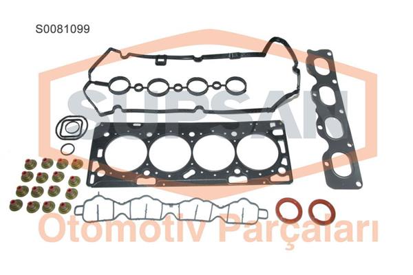 SUPSAN S0081099 | Üst Takım Contası Astra H / J 1.6 16V Twınport / Z16xer A16xer A16let) Keçeli, Skclı