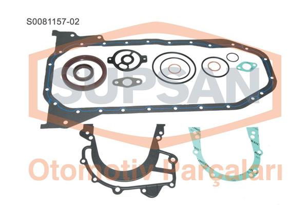 SUPSAN S0081157.02 | Alt Takım Contası Keçeli VW Transporter 2.4D 5 Silindir AAB