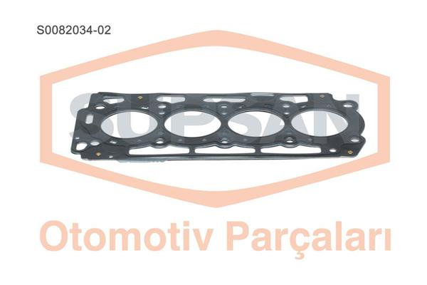 SUPSAN S0082034-02 | Silindir Kapak Conta 3 Tırnak (Ford:Fiesta 1.4 TDCI 02 -) (Peugeot: 206-207-307 1.4Hdı)