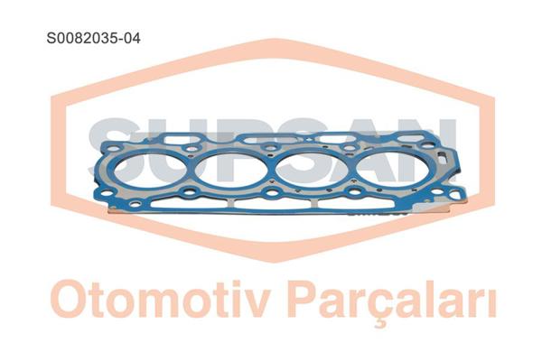 SUPSAN S0082035-04 | Silindir Kapak Contası Mls 4 Centık Peugeot 206/307/406 1.6 HDI 16V Dv6 Ford Focus Cmax 1.6 TDCI