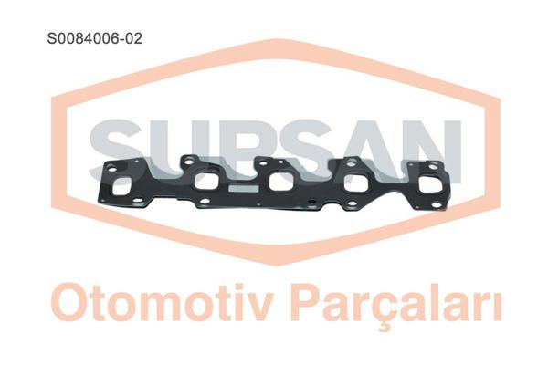 SUPSAN S0084006.02 | Conta Manifold Eksoz Çelik (Fiat: Doblo Palio Albea 1.3 JTD 16V Opel: Astra Corsa)