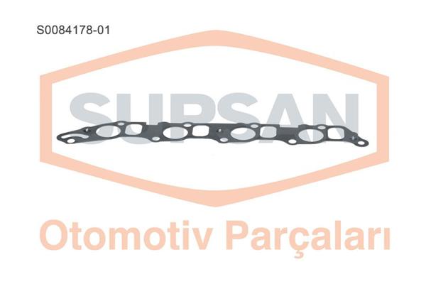 SUPSAN S0084178.01 | Emme Manifold Contası Kauçuk Kaplamalı Sac (Fiat: Linea-Brava-Alfa 159 1.6 16V Mltıjet)