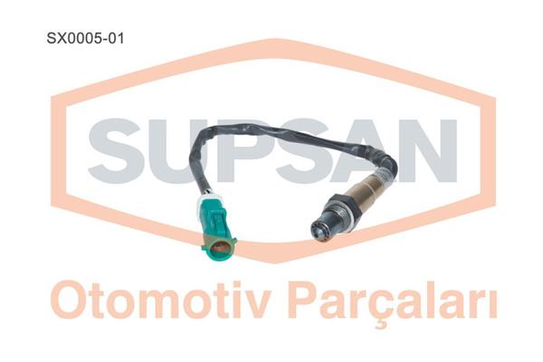 SUPSAN SX0005.01 | Oksijen Sensör (Lambda) Üst (Ford: Focus 1.6 Zetec 03 -) (Volvo S40 / V50)