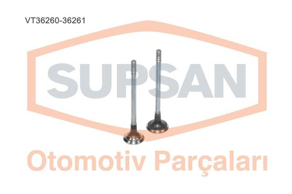 SUPSAN 36260-36261 | Subap Takımı Citroen C3 1.4 HDi 16V DV4TED4 Emme/Ex.