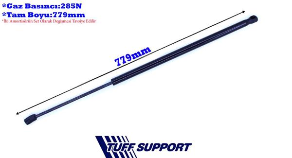 TUFFSUPPORT 610166 | Motor Kaput Amortisörü 14 > Golf.VII Gazlı