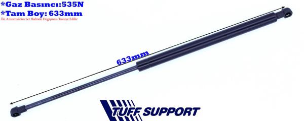 TUFFSUPPORT 610598 | Bagaj Amortisörü 10-17 Scenic.III Gazlı