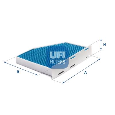 UFI 34.124.00 | Polen Filtresi-Anti Alerjen (VW Caddy 04-Golf 04-13 Passat 06-Audi A3 04-13 Seat Leon 06-13 Skoda Octavia 04-13)