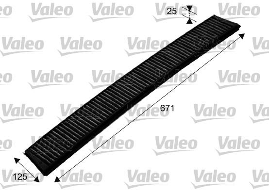 VALEO 698750 | Polen Filtresi BMW E46 E83 Karbonlu