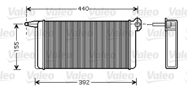 VALEO 812347 | Kalorifer Radyatörü Mercedes Lp 709 80 -