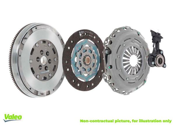 VALEO 837451 | Dmf Volant (Çiftli) + Debriyaj Seti + Hidrolik Rulman Citroen C4 II Grand Picasso Ds4 1.6 Thp