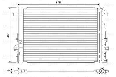 VALEO 860106 | Klima Radyatörü X117 13 > 18 W176 13 > 18 W246 13 > 18 C117 13 > 18