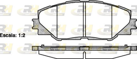 ROADHOUSE 21234.00 | Fren Balatası Auris _Ze15_. _Re15_ 03 07 -