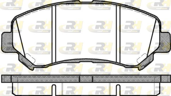 ROADHOUSE 21318.00 | Fren Balatası Ön Nissan Qhasqaı J10 X-Trail T31 Juke F15 2007 / 2013 Renault Koleos 2.0 DCI 4×4