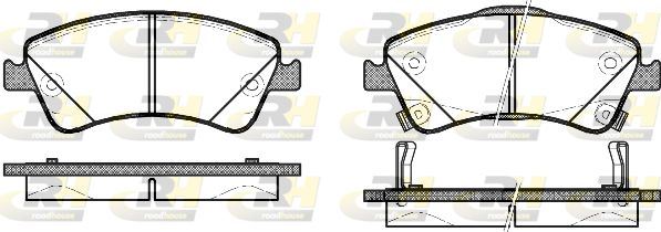 ROADHOUSE 21341.02 | Fren Balatası Auris _Ze15_. _Re15_ 03 07 -