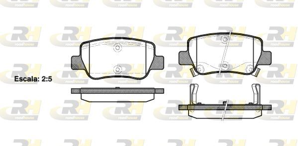 ROADHOUSE 21403.02 | Fren Balatası Avensis Berlina Sedan Wagon T27 Xx