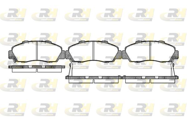 ROADHOUSE 2351.02 | Fren Balatası Ön CRV 96-01 / Hrv 99-/ Accord 93-98