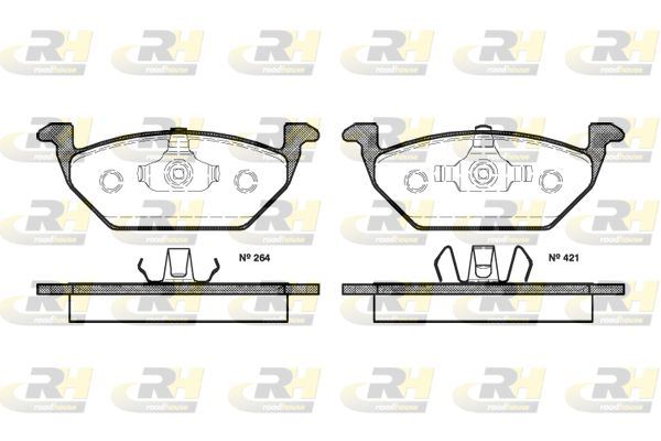 ROADHOUSE 2633.20 | Fren Balatası A1 8×1 05 10-Xx