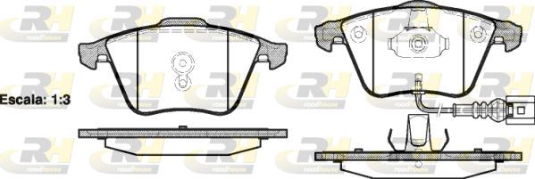 ROADHOUSE 2964.41 | Fren Balatası A3 8P1 Sportback 8Pa 05 03 -