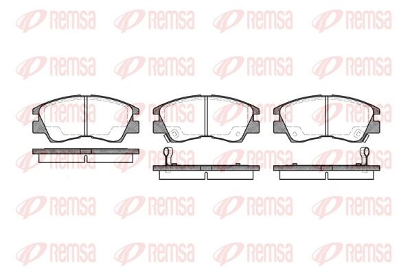 REMSA 0275.02 | Fren Balatası L200 K__T 06 96-09 07