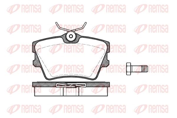 REMSA 0591.00 | Fren Balatası Transporter T4 70Xb. 70Xc. 7Db. 7Dw