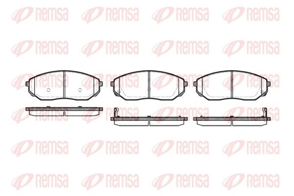 REMSA 1041.02 | Fren Balatası Sorento Jc 08 02 -