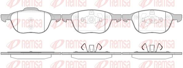REMSA 1082.00 | Fren Balatası Cmax 02 07-Xx