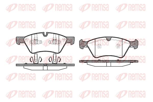 REMSA 1179.00 | Fren Balatası E Class Berlina T-Model W211 S211