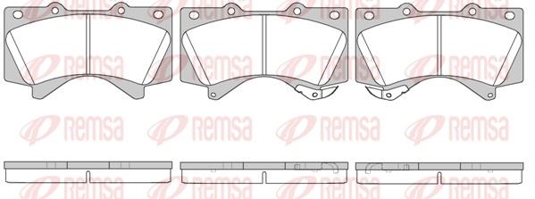 REMSA 1271.02 | Fren Balatası Land Cruiser _Urj20_. J20_ 01 Xx